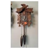 Vintage CooCoo Clock - 9"t