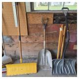 2 Snow Shovels & Scoop Shovel