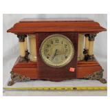 Seth Thomas Mantle Clock 18"w - No Key