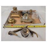 6- Antique Ink Wells