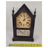 Vintage Steeple Mantle Clock 9x15
