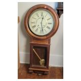 Windup Wall Clock 37"t