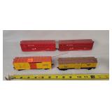4- HO Cattle Train Cars