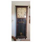 Vintage Regulator Tall Wall Clock - 17x48