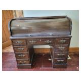 44w x 44t Dark Rolltop Desk