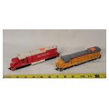 2- HO Scale Santa Fe Train Engines