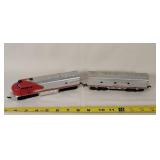 HO Scale Santa Fe Train Engine & Diesel Unit
