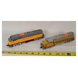 2- HO Scale Union Pacific Train Engines