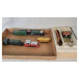 HO Pipe Hauler Set & 3- Train Engines