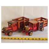 2- Adv. Wooden Trucks