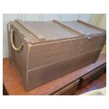 Vintage Wooden Chest - 16x17x38