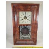 Vintage Weight Driven Wall Clock - 15x26