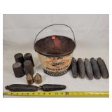 Axle Grease Bucket & Clock Weights