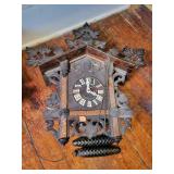 Antique Wooden CooCoo Clock 20"t