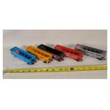 5- 4 Bay Hopper Train Cars