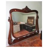 46w x 42t Antique Oak Dresser Mirror