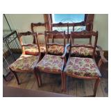 6- Vintage Dining Chairs