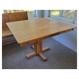 Oak 42" Square Dining Table