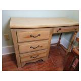 44" Long Pine Desk / Sewing Cabinet