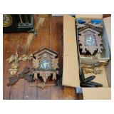 2- CooCoo Clocks & Misc Parts