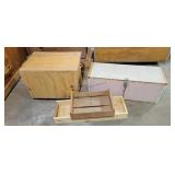 4- Wooden Boxes