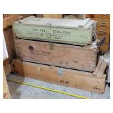 3- Wooden Ammo Boxes