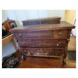 Antique Oak Dresser - 44"w - Needs Work