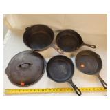 Cast Iron 8" to 10" Skillets & 11" Lid