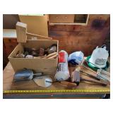 Wooden Mallets, Can Crusher, Poultry Drinker