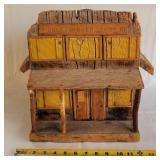 Wooden Gold Digger Bank - No Key