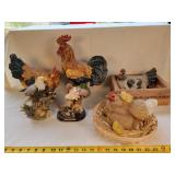 Chicken & Eagle Figurines