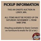 Pickup Information