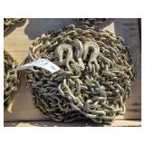 2- New 5/16" 20ft. G70 Chains