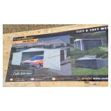 Land Honor 11x19 Metal Garage Shed - Dbl. Doors