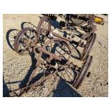Set of Steel Wheel Wagon Axles
