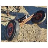 Wide Front End for Tractor - Homemade