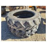 2- Goodyear 380x85R34 Tractor Tires - Used