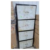 Metal 4 Drawer Shop Cabinet - 24x31x65"