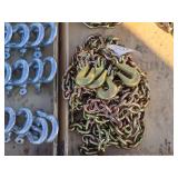 2- New 3/8" 20ft. G70 Chains
