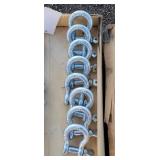 8- New 3/4" Screw Pin Anchor Shackles