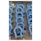 7- New 1" Screw Pin Anchor Shackles