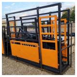 Land Honor Livestock Squeeze Chute w/ Scale
