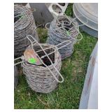 2- Partial Rolls of Barb Wire