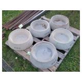5- Concrete Waterers 16"w