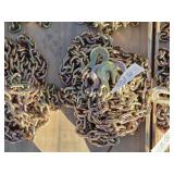 2- New 3/8" 20ft. G70 Chains