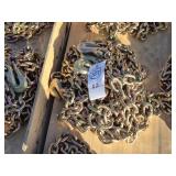 2- New 3/8" 20ft. G70 Chains