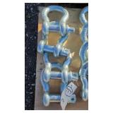 4- New 1ï¿½" Screw Pin Anchor Shackles