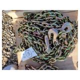 2- New 3/8" 20ft. G70 Chains