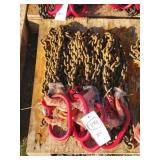 4- New 5/16" 7ft G80 Dble Chain Sling