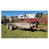 16ft Flatbed Trailer